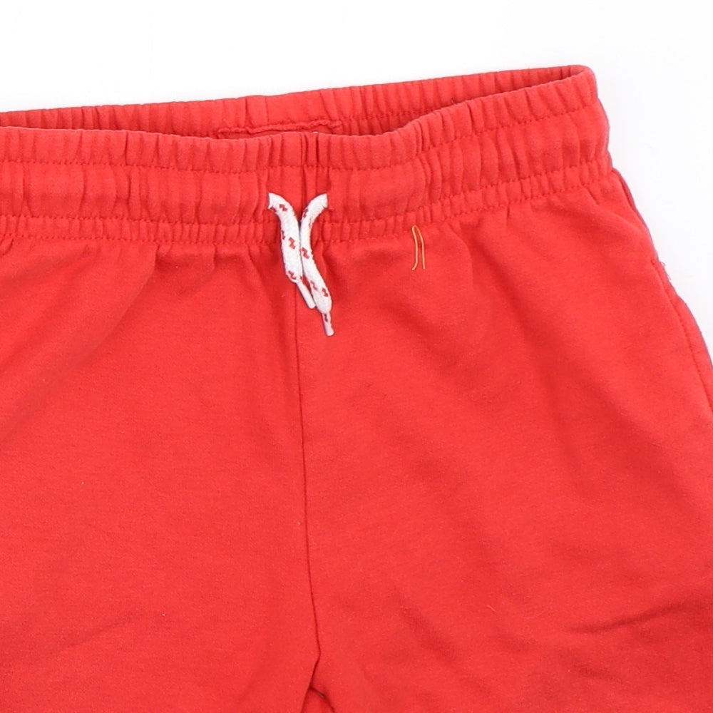 Primark Boys Red   Sweat Shorts Size 10-11 Years