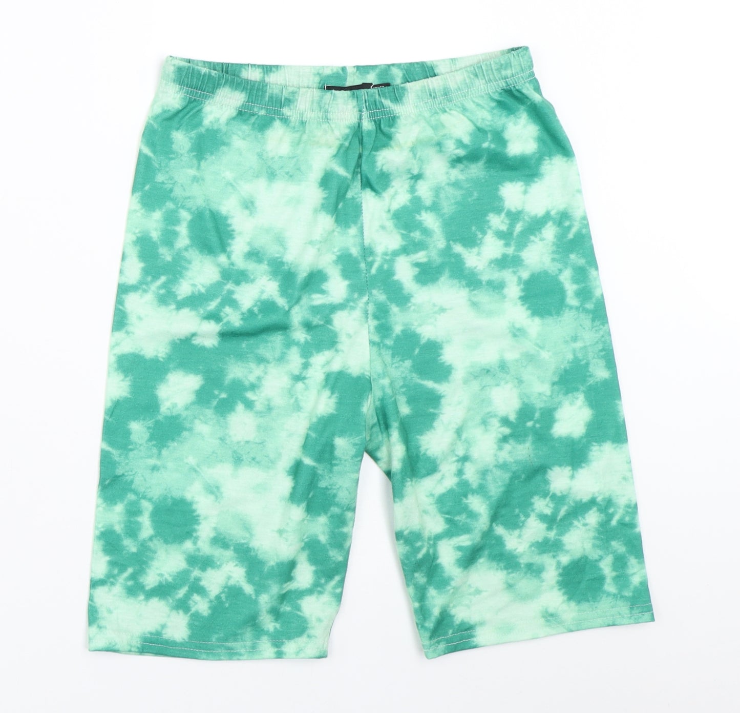 PRETTYLITTLETHING Womens Green   Compression Shorts Size 12 - Cycle shorts
