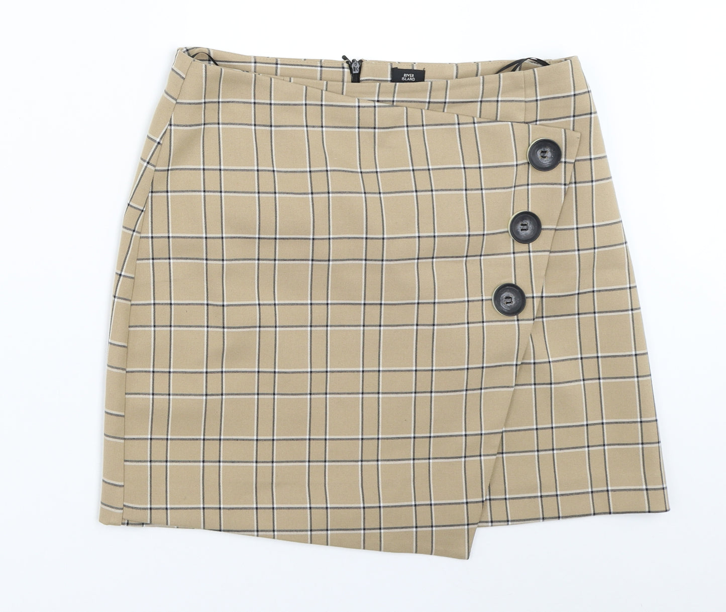 River Island Womens Beige   Mini Skirt Size 12