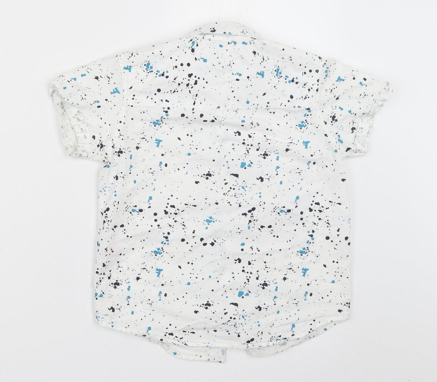 Peacocks Boys White   Basic Button-Up Size 6-7 Years