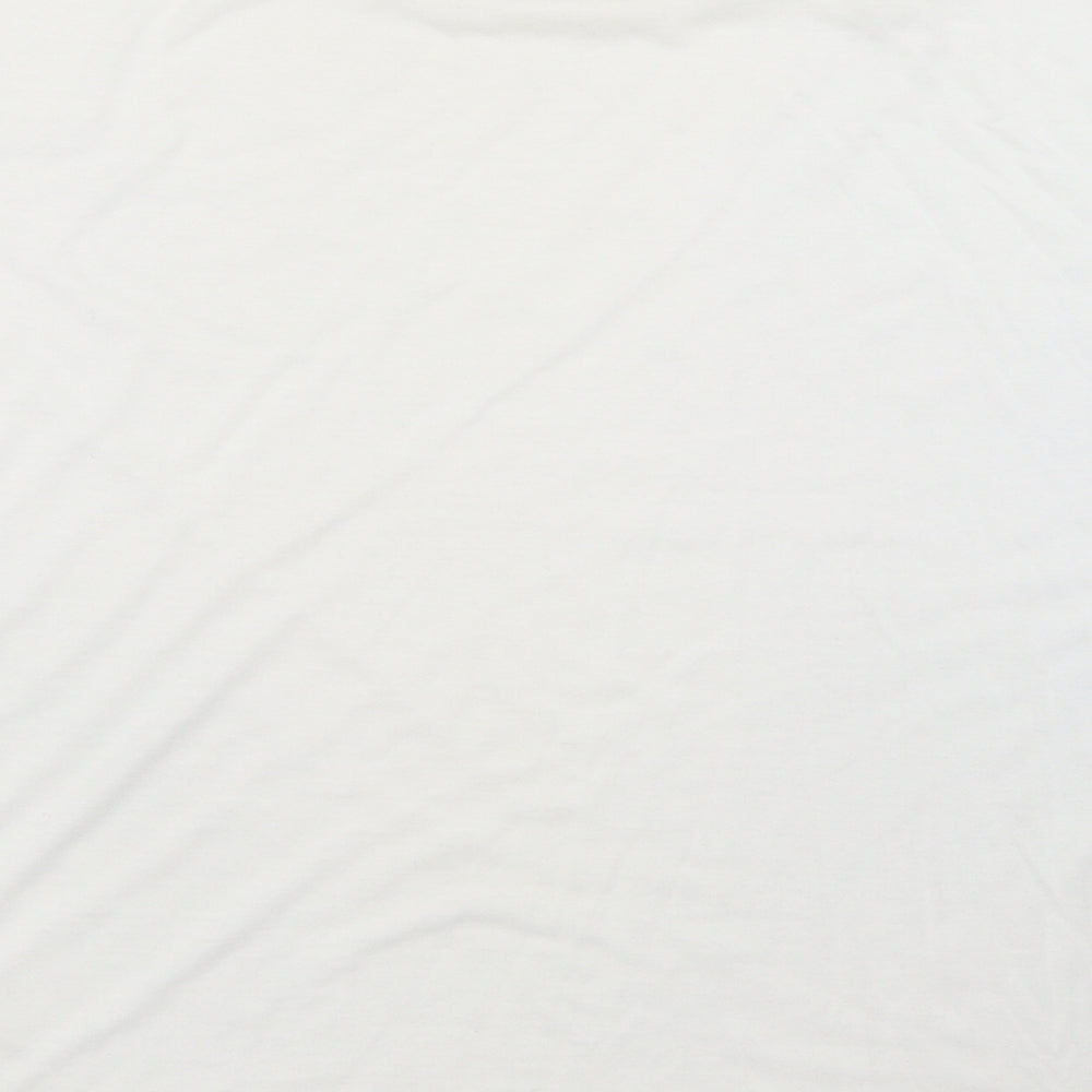 Nutmeg Womens White   Basic T-Shirt Size 20