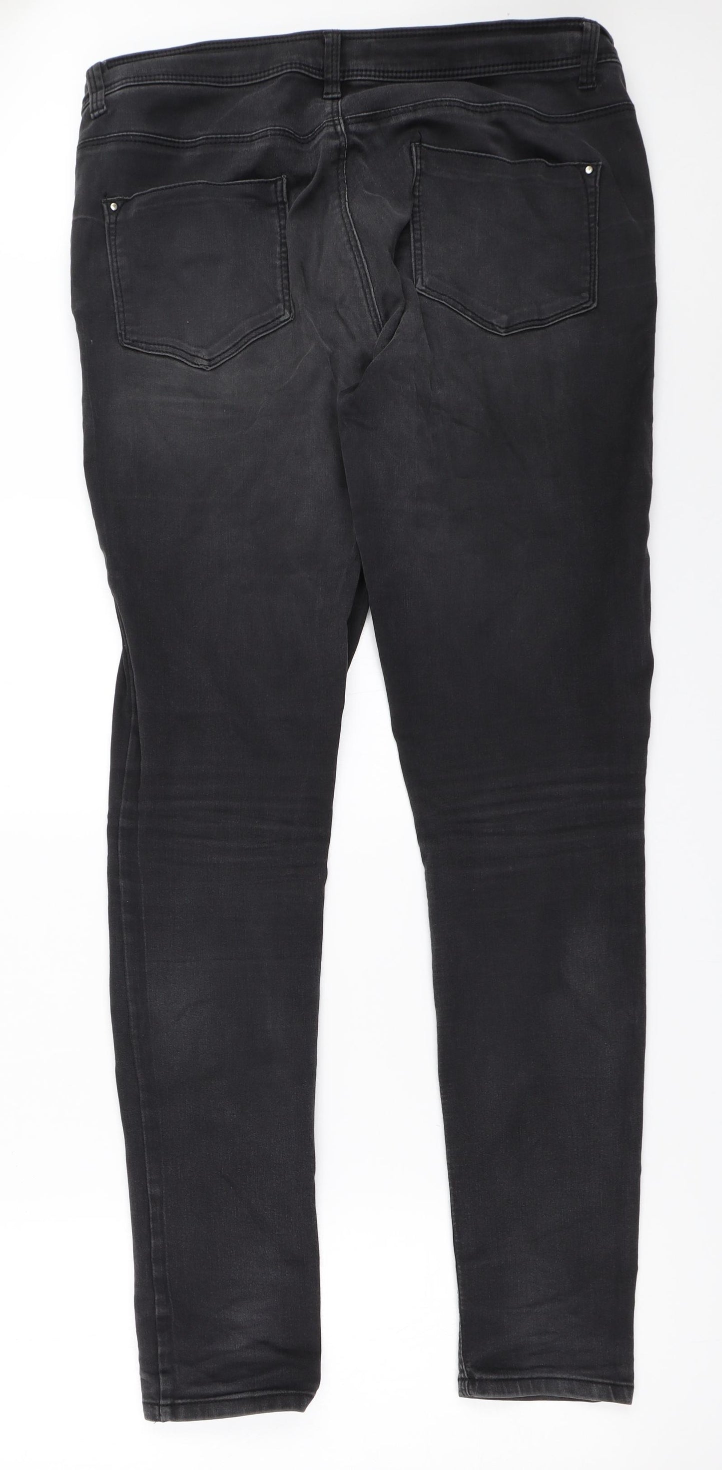 Dorothy Perkins Womens Black   Skinny Jeans Size 16 L32 in