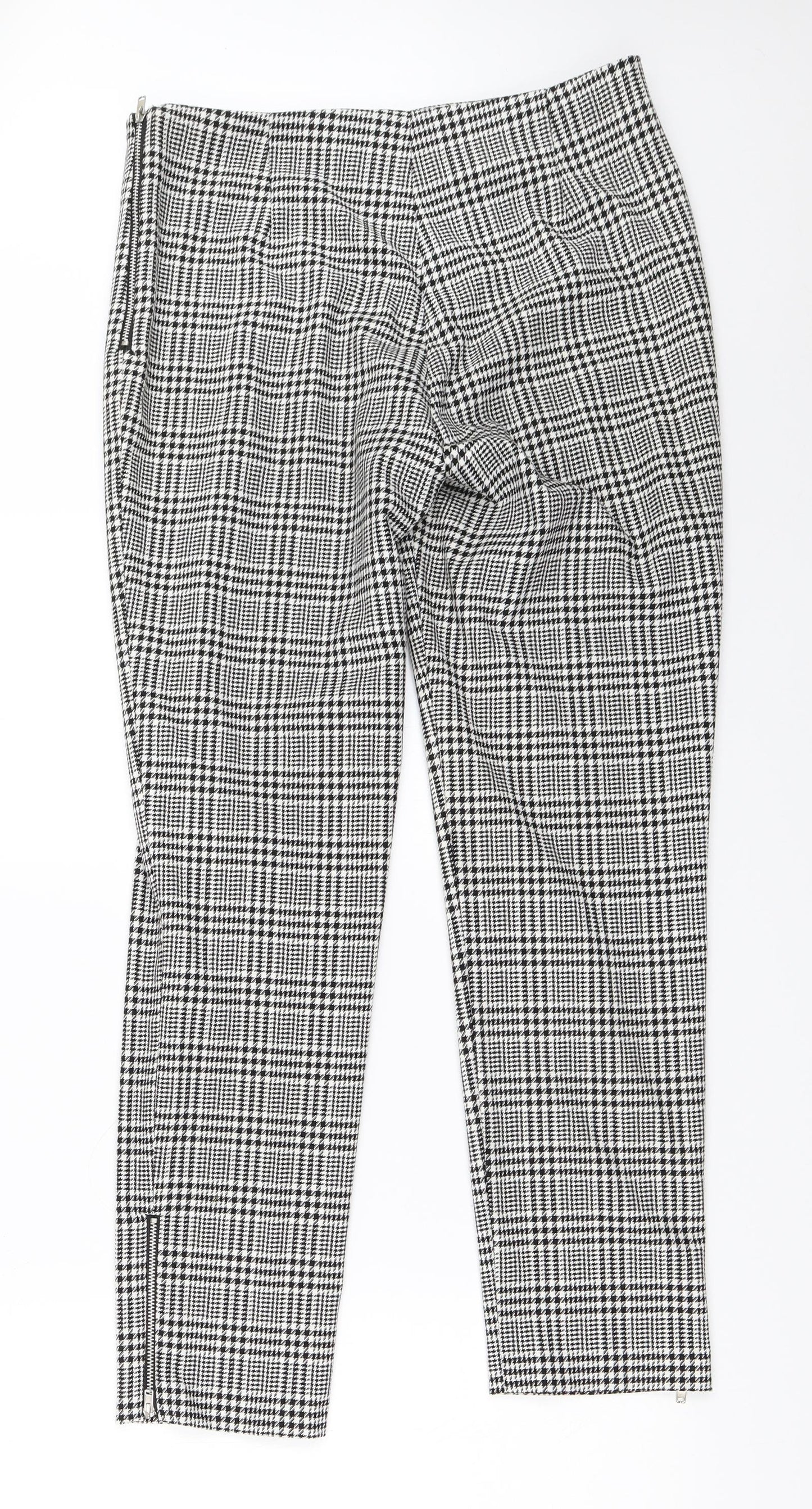 F&F Womens Black   Trousers  Size 10 L29 in