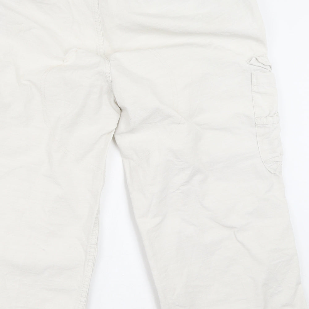 Primark Mens Ivory   Cargo Shorts Size 36 in