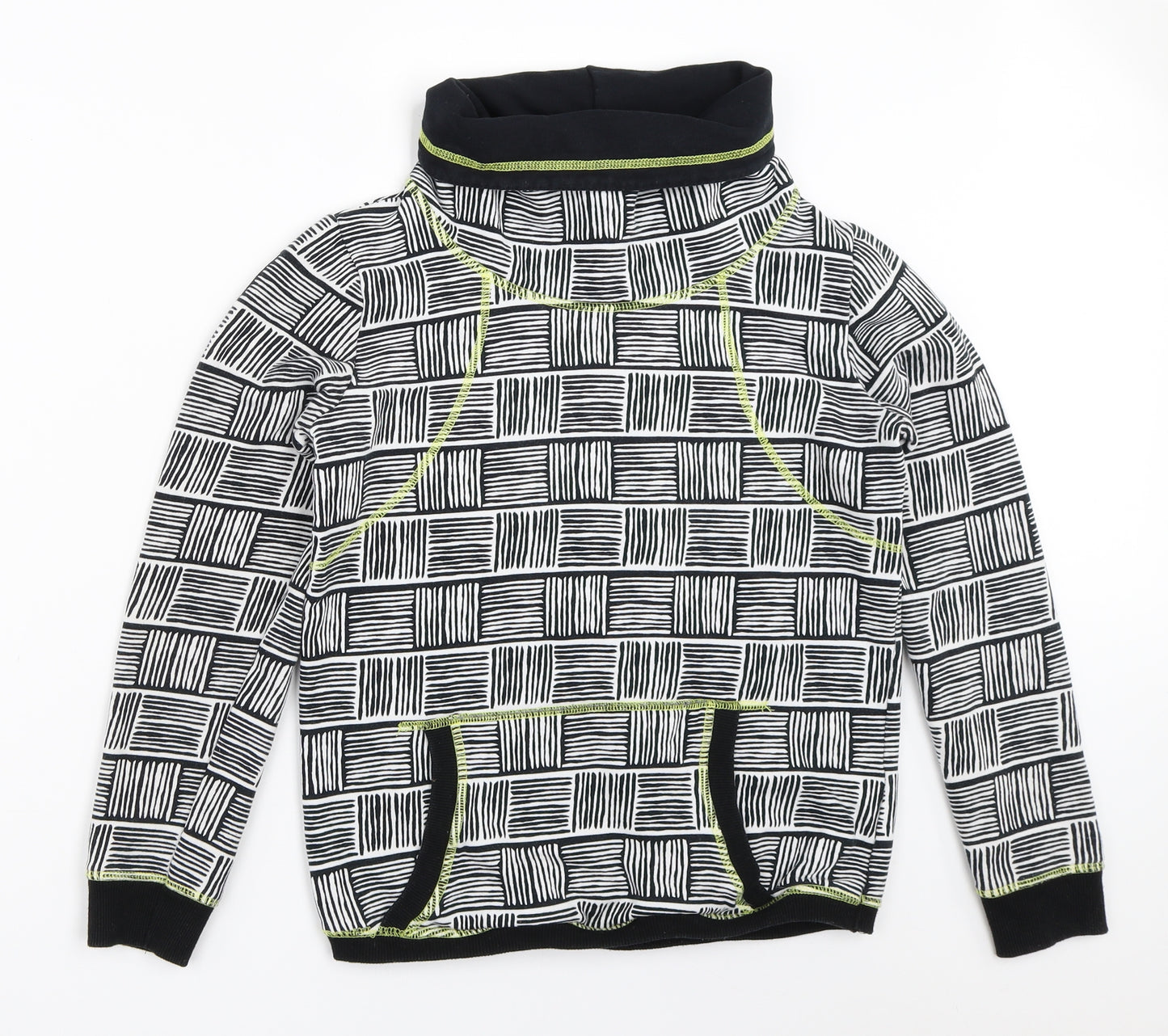 H&M Womens Black   Pullover Sweatshirt Size 36