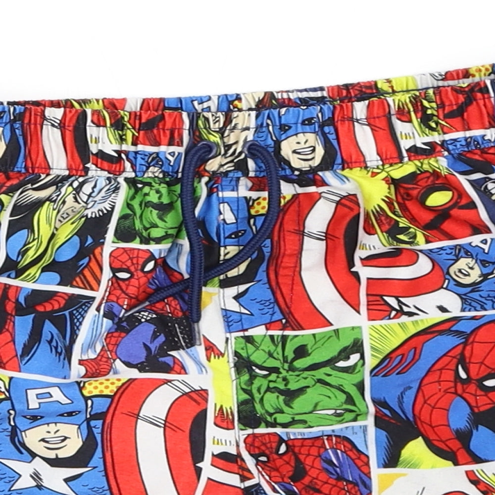 Matalan Boys Blue   Bermuda Shorts Size 6-7 Years - Marvel Comics