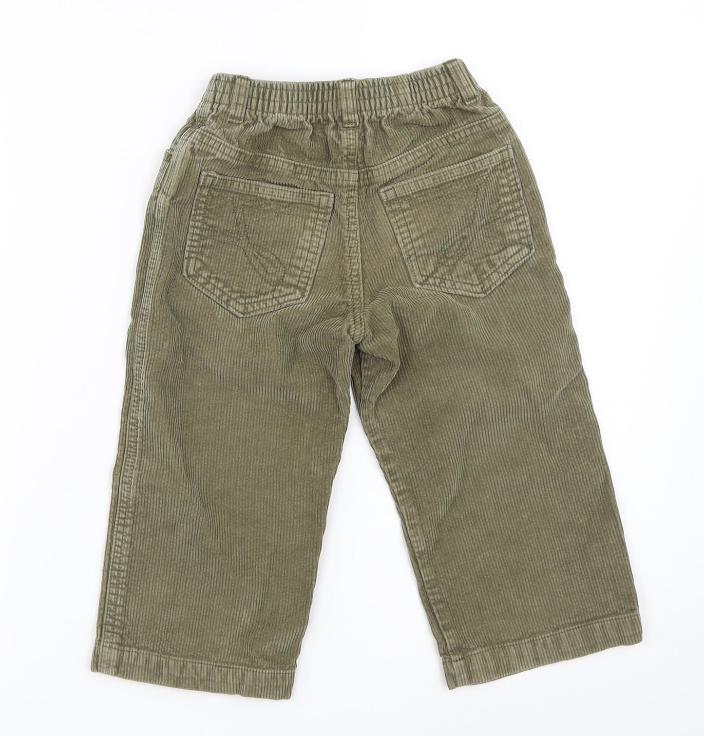 Jacadi Boys Green  Corduroy Capri Trousers Size 2 Years