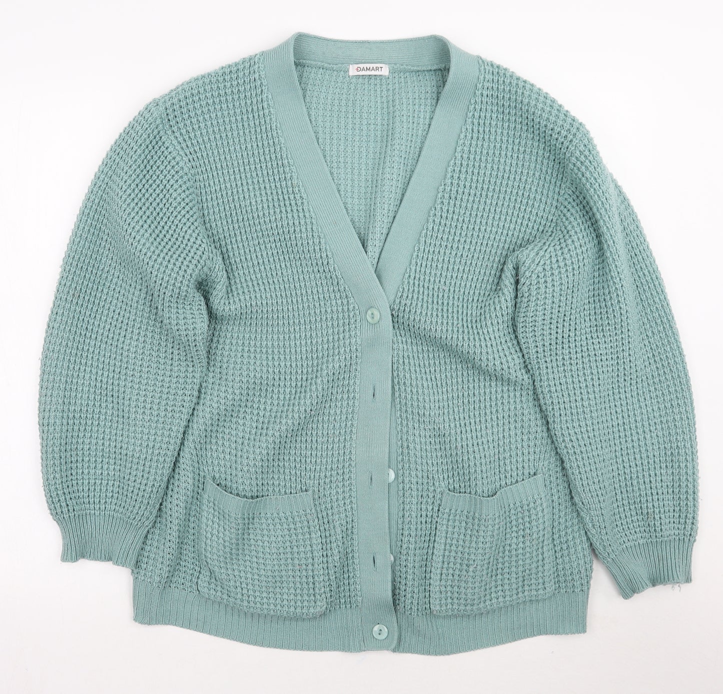 Damart Womens Green   Cardigan Jumper Size 18
