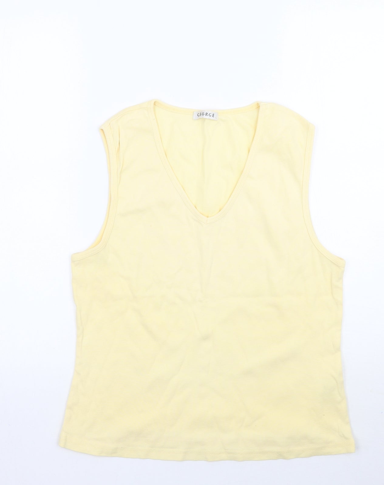 George Womens Yellow   Basic Tank Size 16