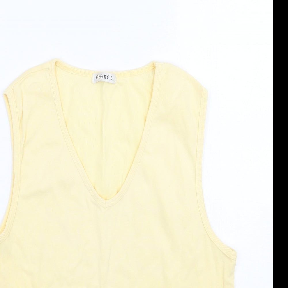 George Womens Yellow   Basic Tank Size 16