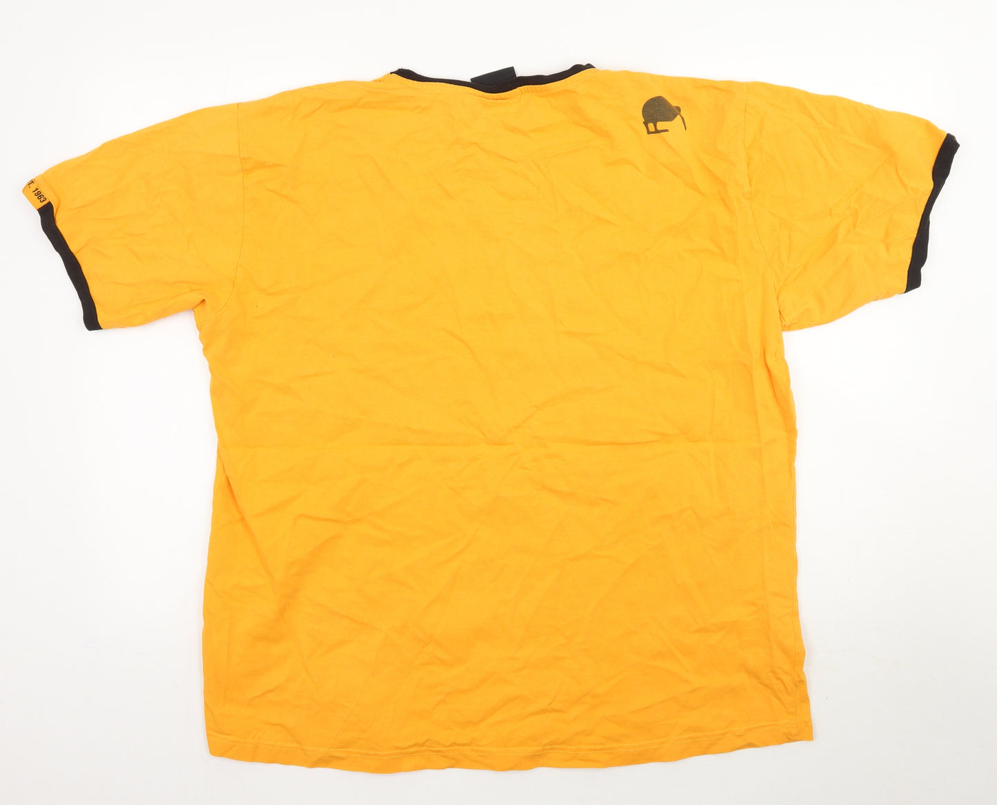 McLaren Mens Yellow    T-Shirt Size 2XL