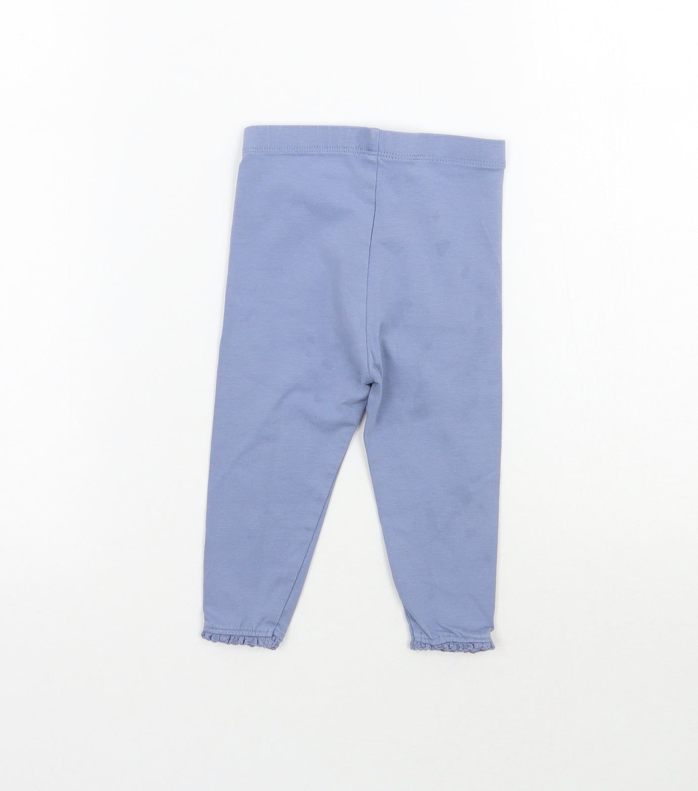 Mothercare Girls Purple   Capri Leggings Size 9-12 Months
