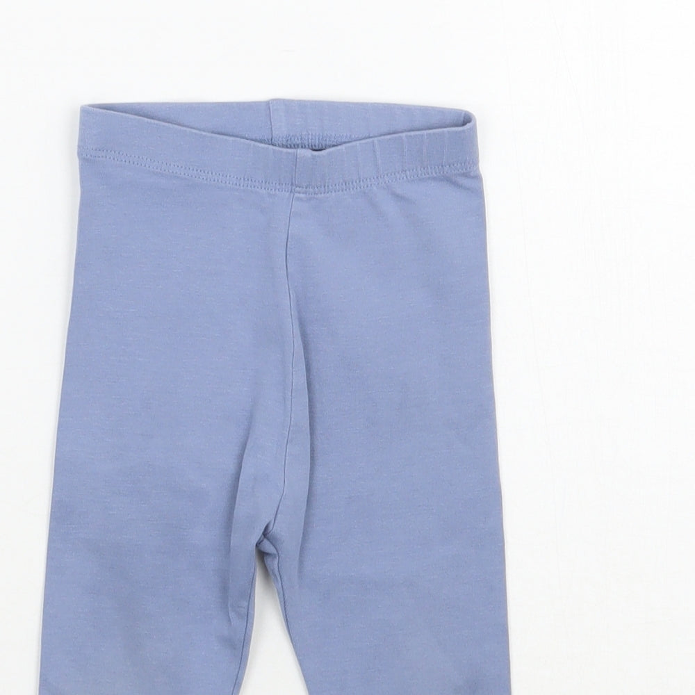 Mothercare Girls Purple   Capri Leggings Size 9-12 Months
