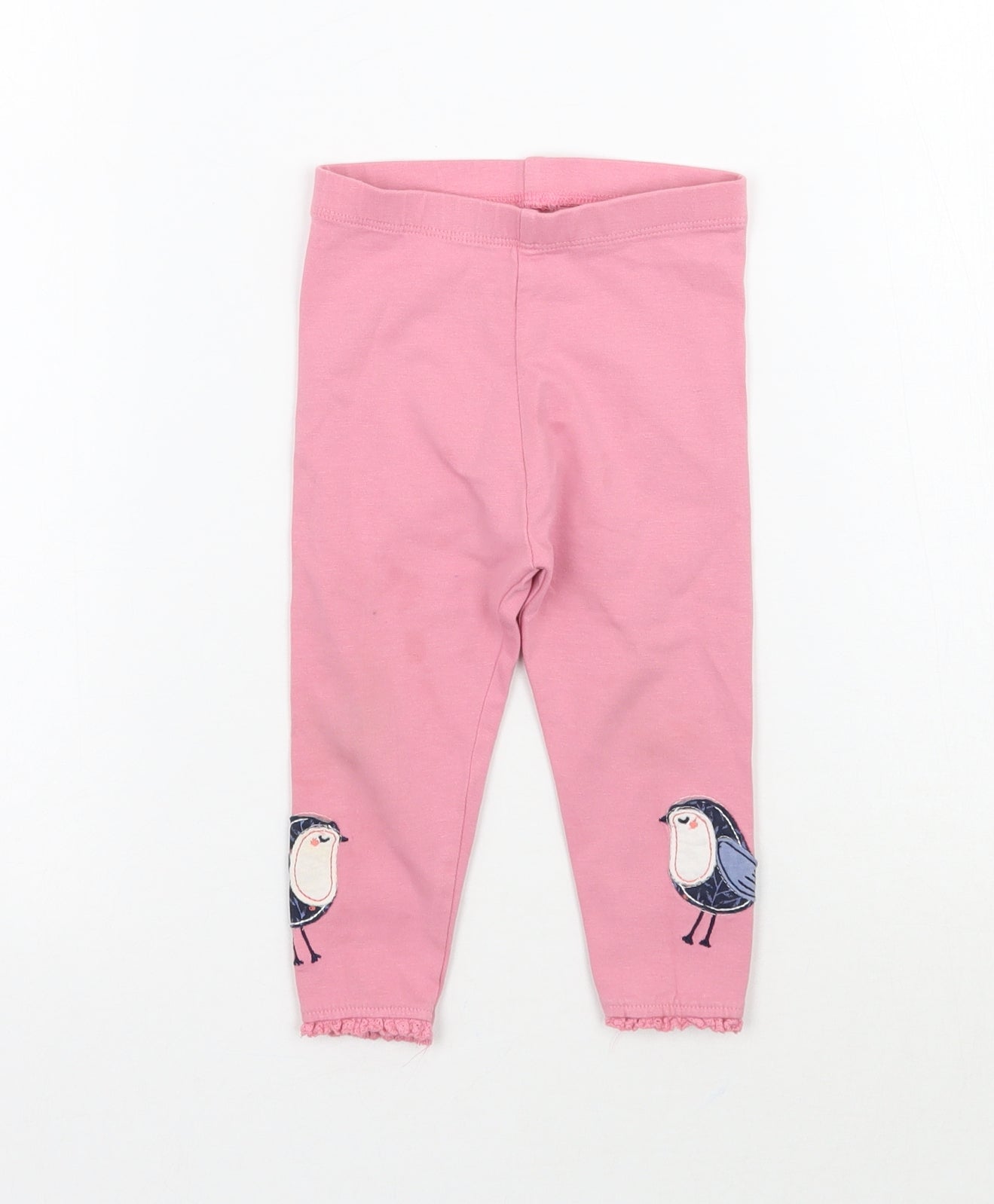 Mothercare Girls Pink   Capri Leggings Size 9 Months