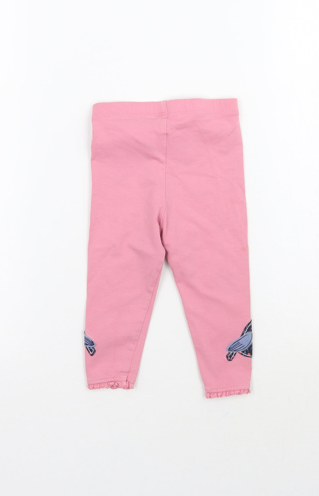 Mothercare Girls Pink   Capri Leggings Size 9 Months
