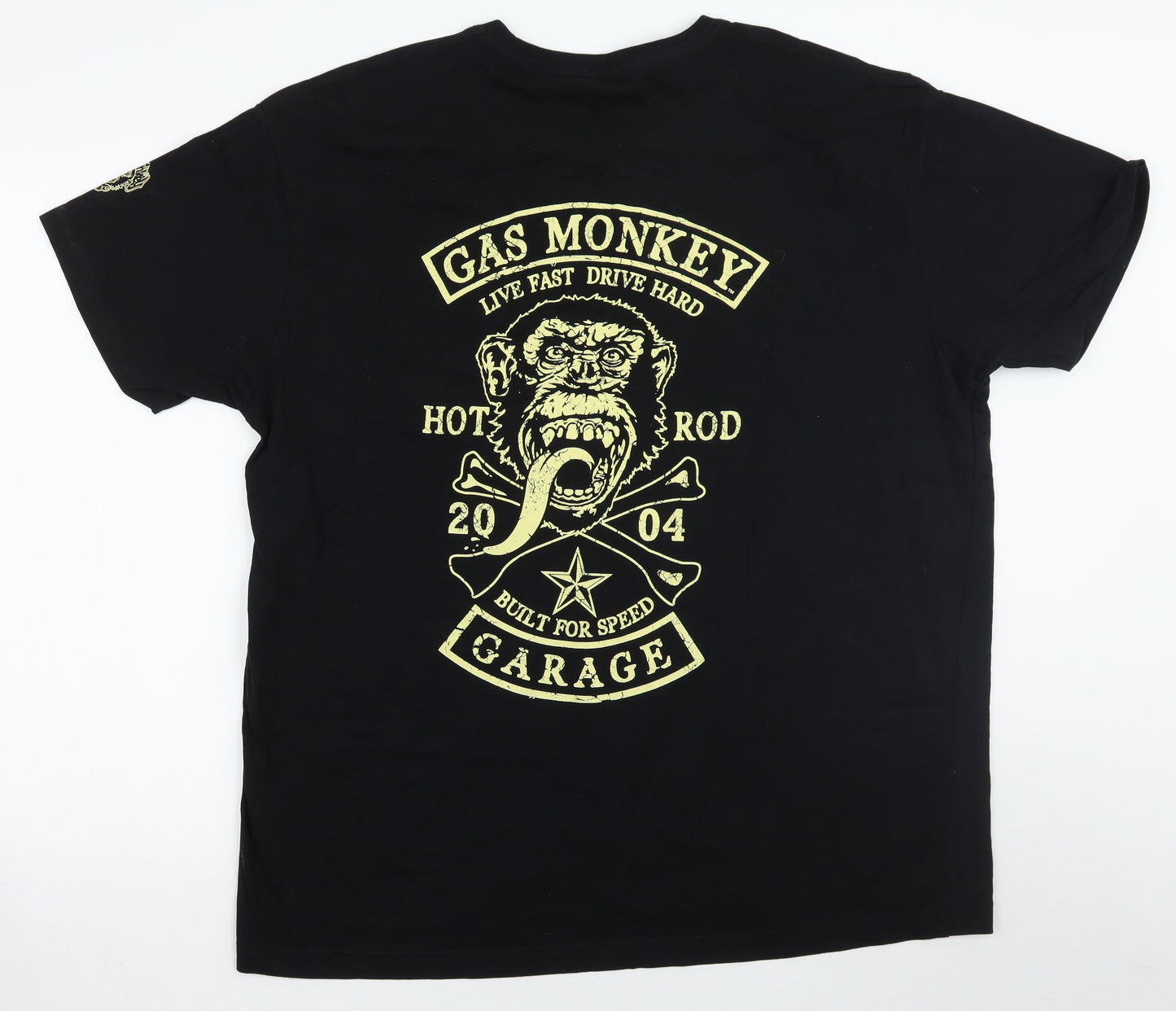 Gas Monkey Mens Black    T-Shirt Size 2XL