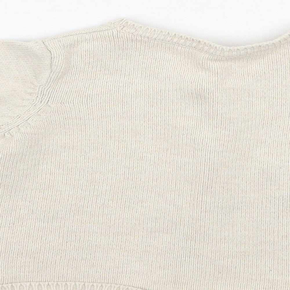 Nutmeg Girls Beige   Cardigan Jumper Size 6-9 Months