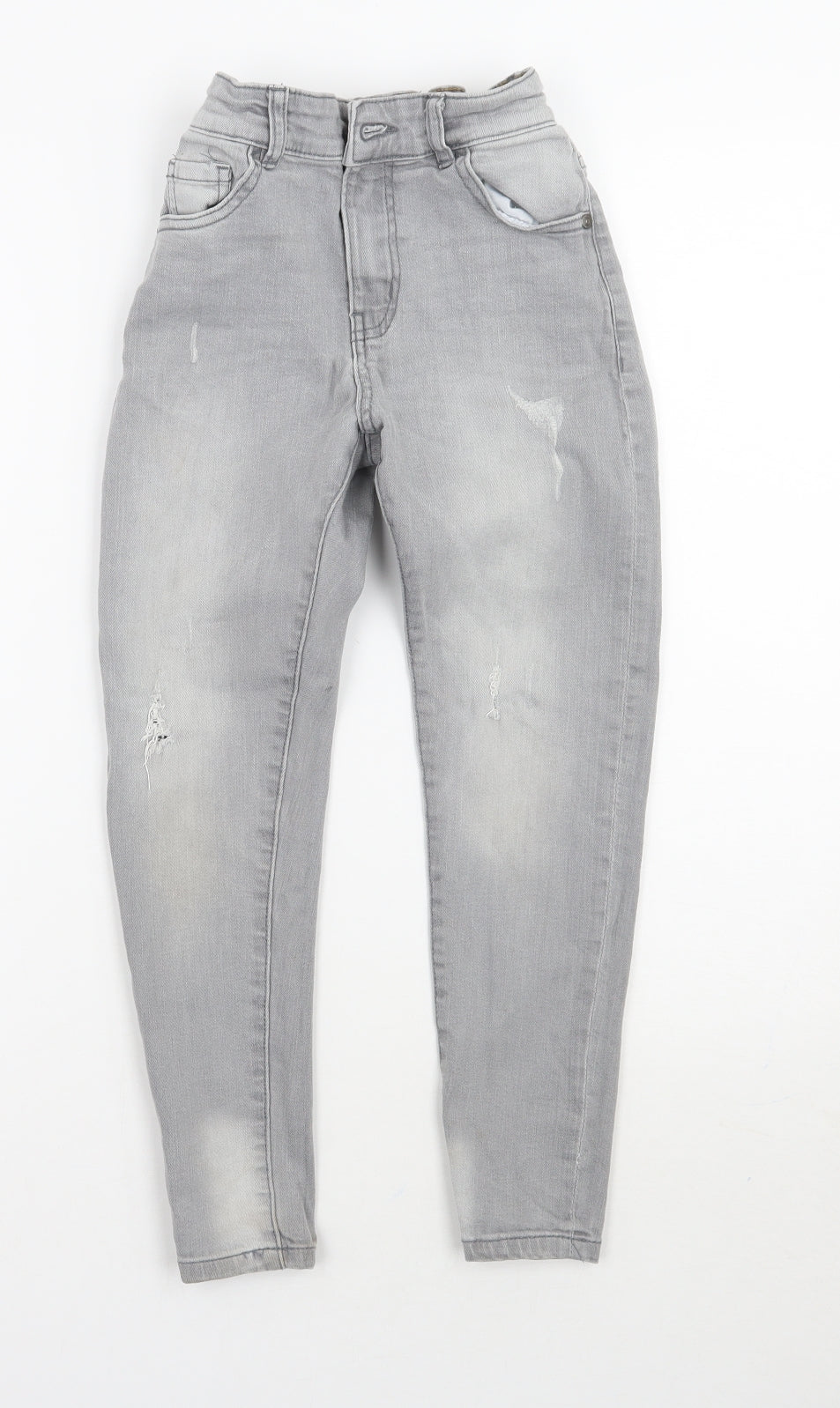 George Girls Grey   Skinny Jeans Size 7-8 Years