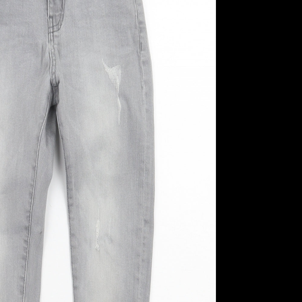 George Girls Grey   Skinny Jeans Size 7-8 Years