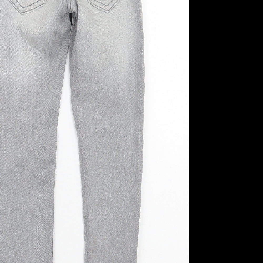 George Girls Grey   Skinny Jeans Size 7-8 Years