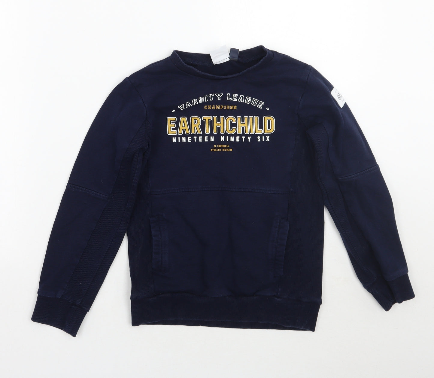 Earth child Boys Blue   Pullover Sweatshirt Size 8-9 Years