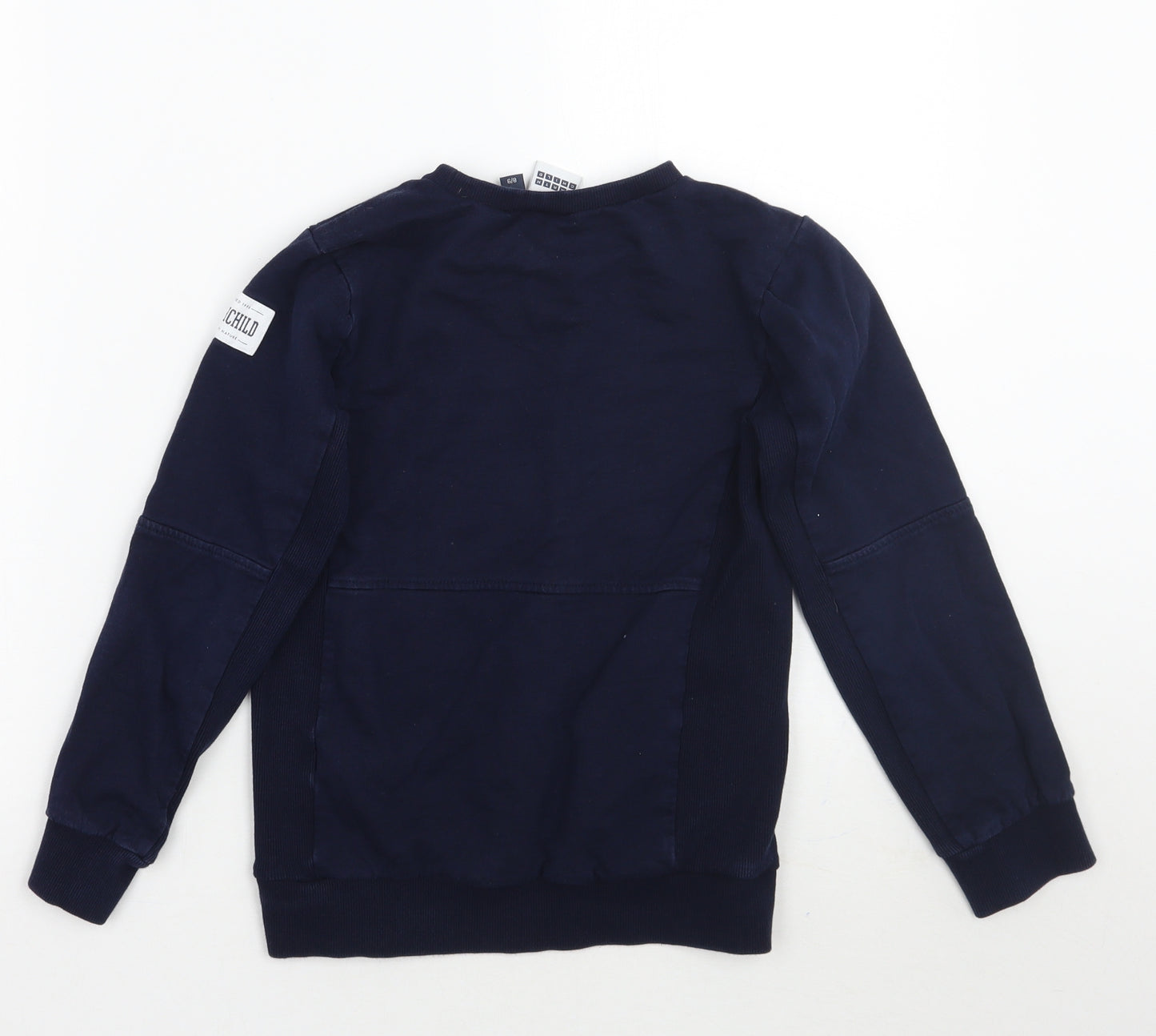 Earth child Boys Blue   Pullover Sweatshirt Size 8-9 Years