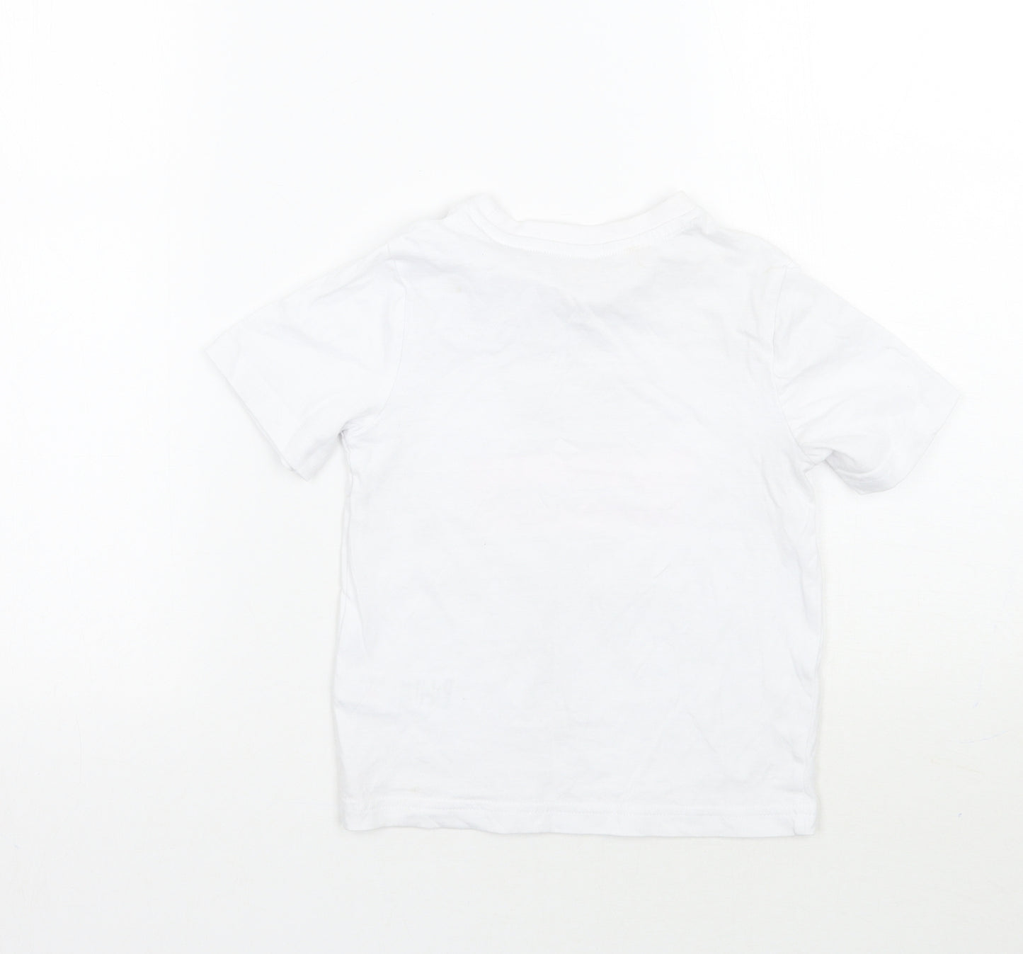 F&F Girls White   Basic T-Shirt Size 3-4 Years