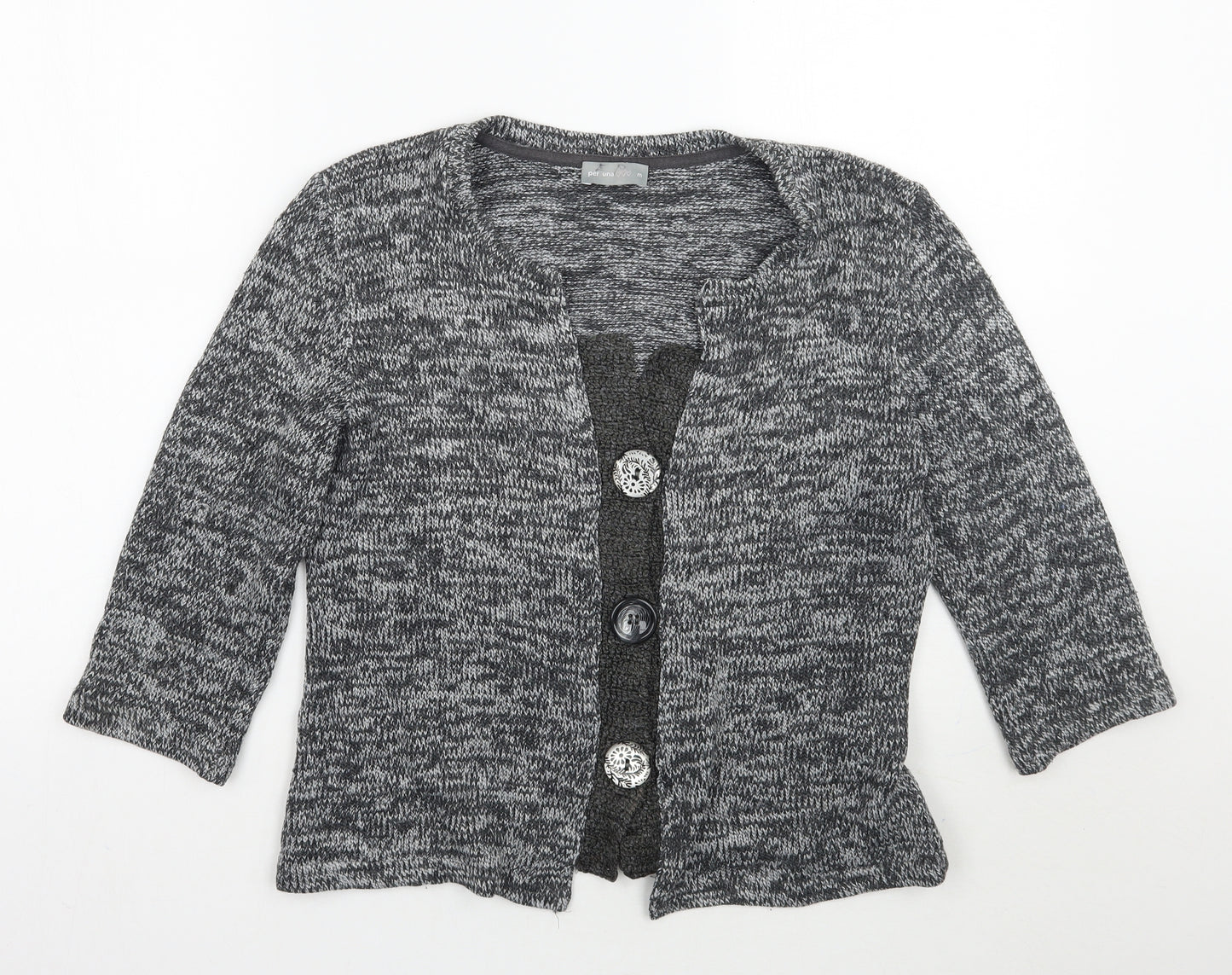 Per Una Womens Grey   Jacket Coat Size M
