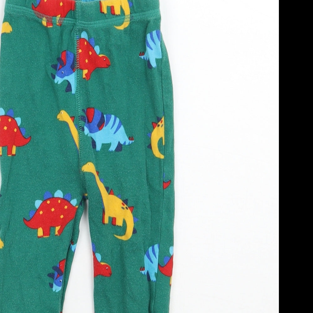 NEXT Boys Green Geometric  Sweatpants Trousers Size 2-3 Years