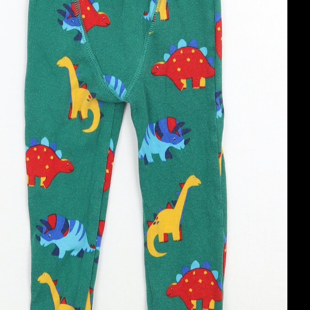 NEXT Boys Green Geometric  Sweatpants Trousers Size 2-3 Years