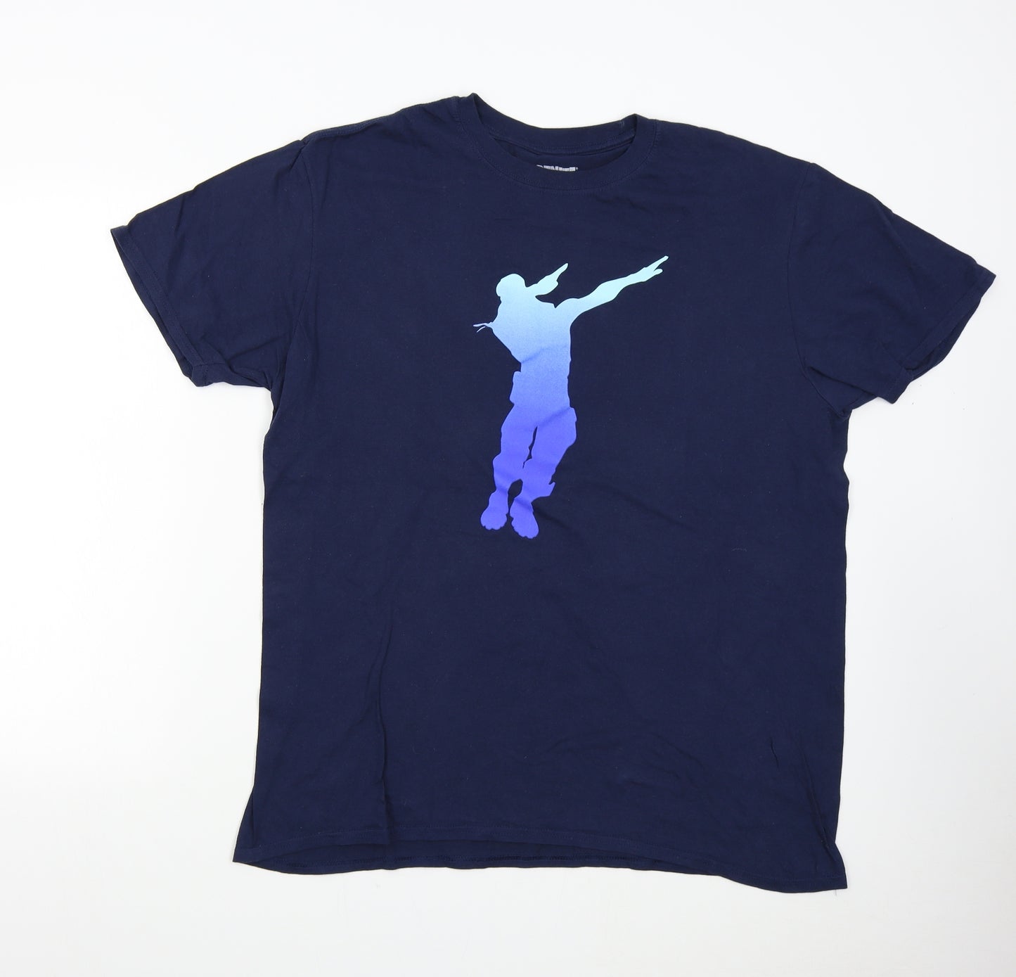 Primark Mens Blue    T-Shirt Size XL  - Fortnite