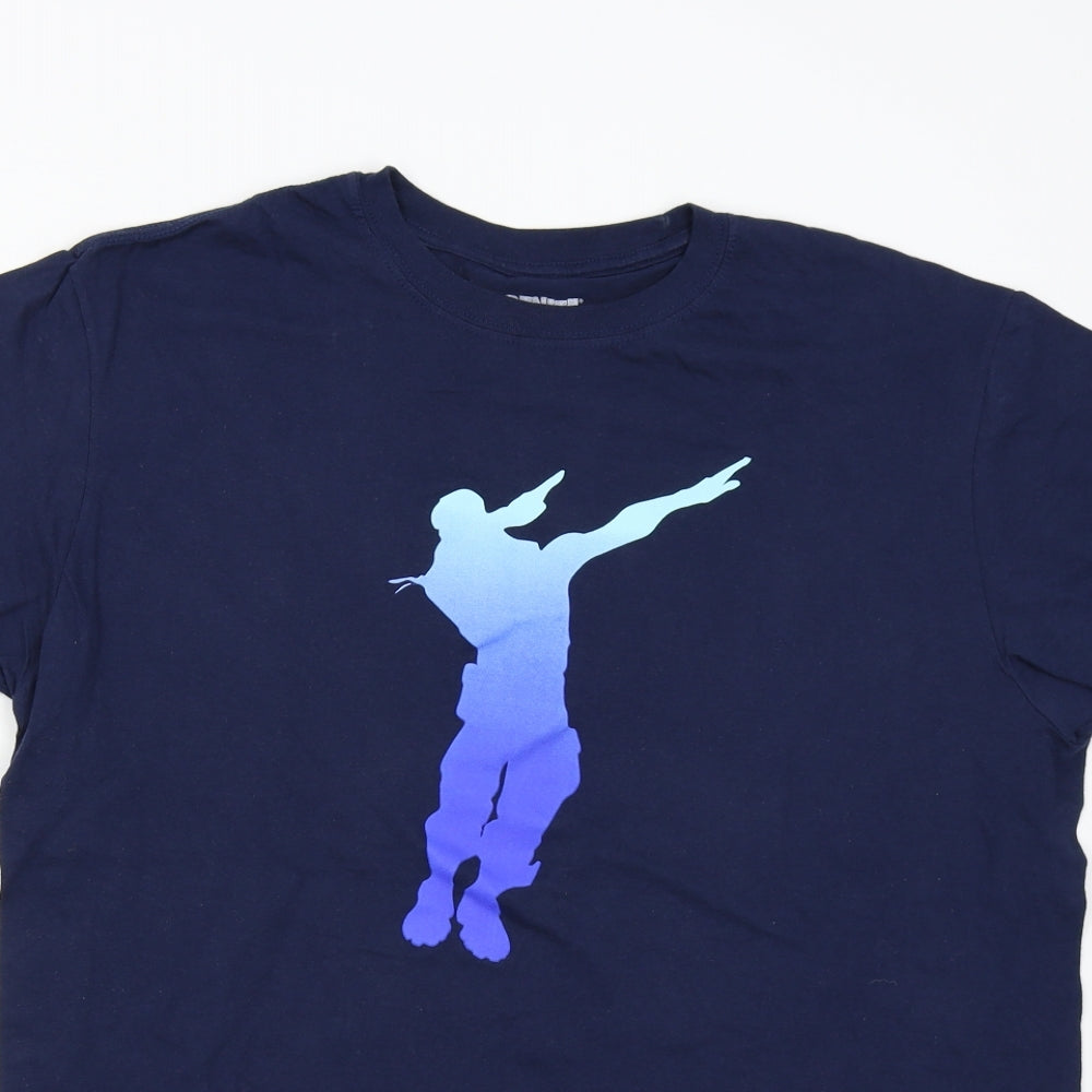 Primark Mens Blue    T-Shirt Size XL  - Fortnite