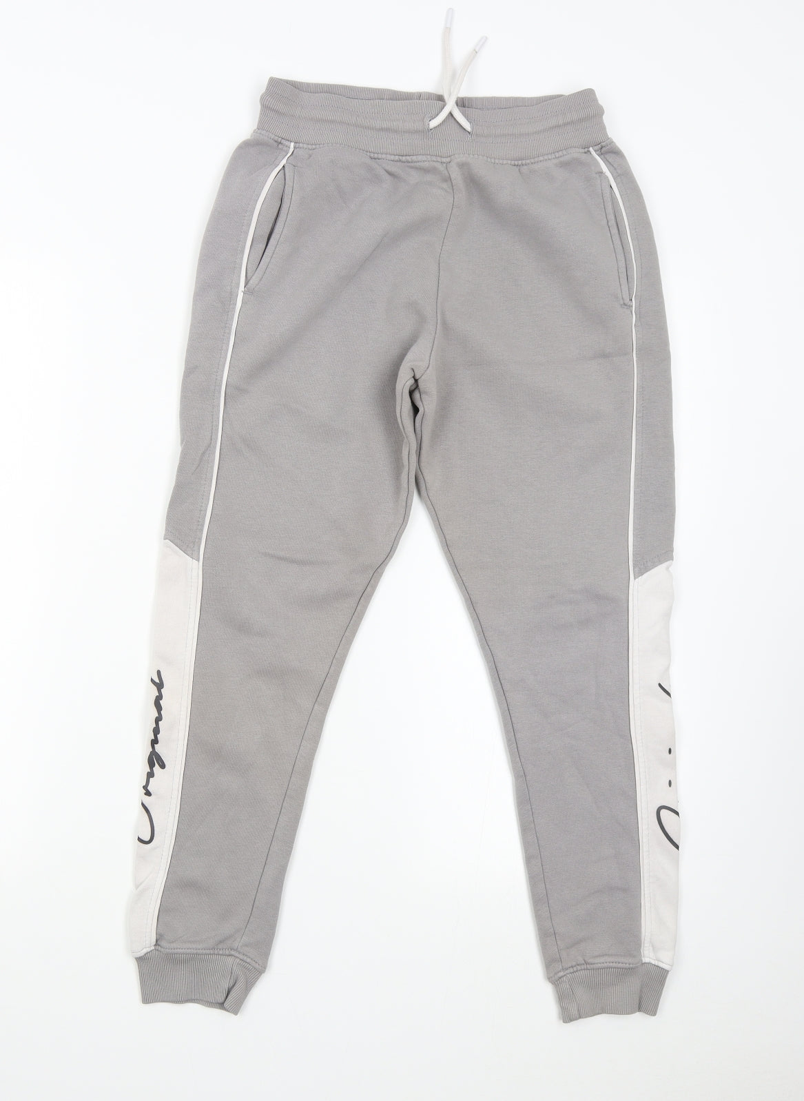 George Girls Grey   Sweatpants Trousers Size 13-14 Years