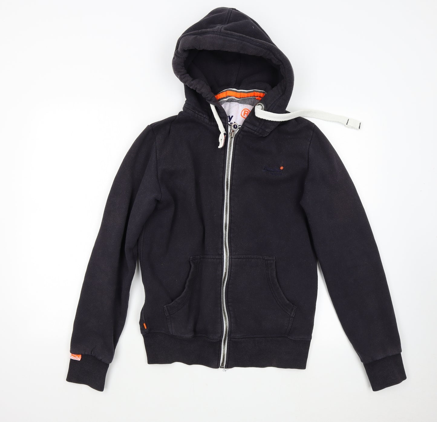 Superdry Mens Black   Full Zip Hoodie Size M