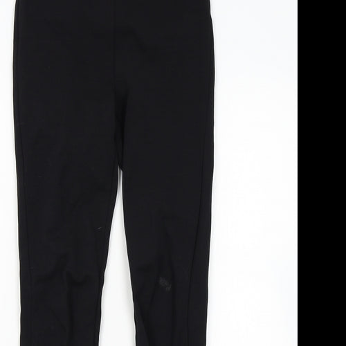 M&S Womens Black   Trousers  Size 6 L27 in - Stirrup Leggings