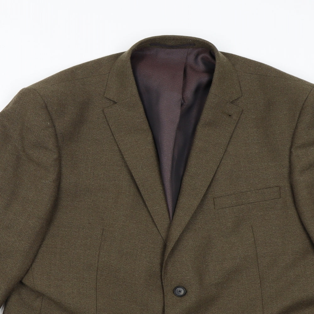 NEXT Mens Green   Jacket Suit Jacket Size 46