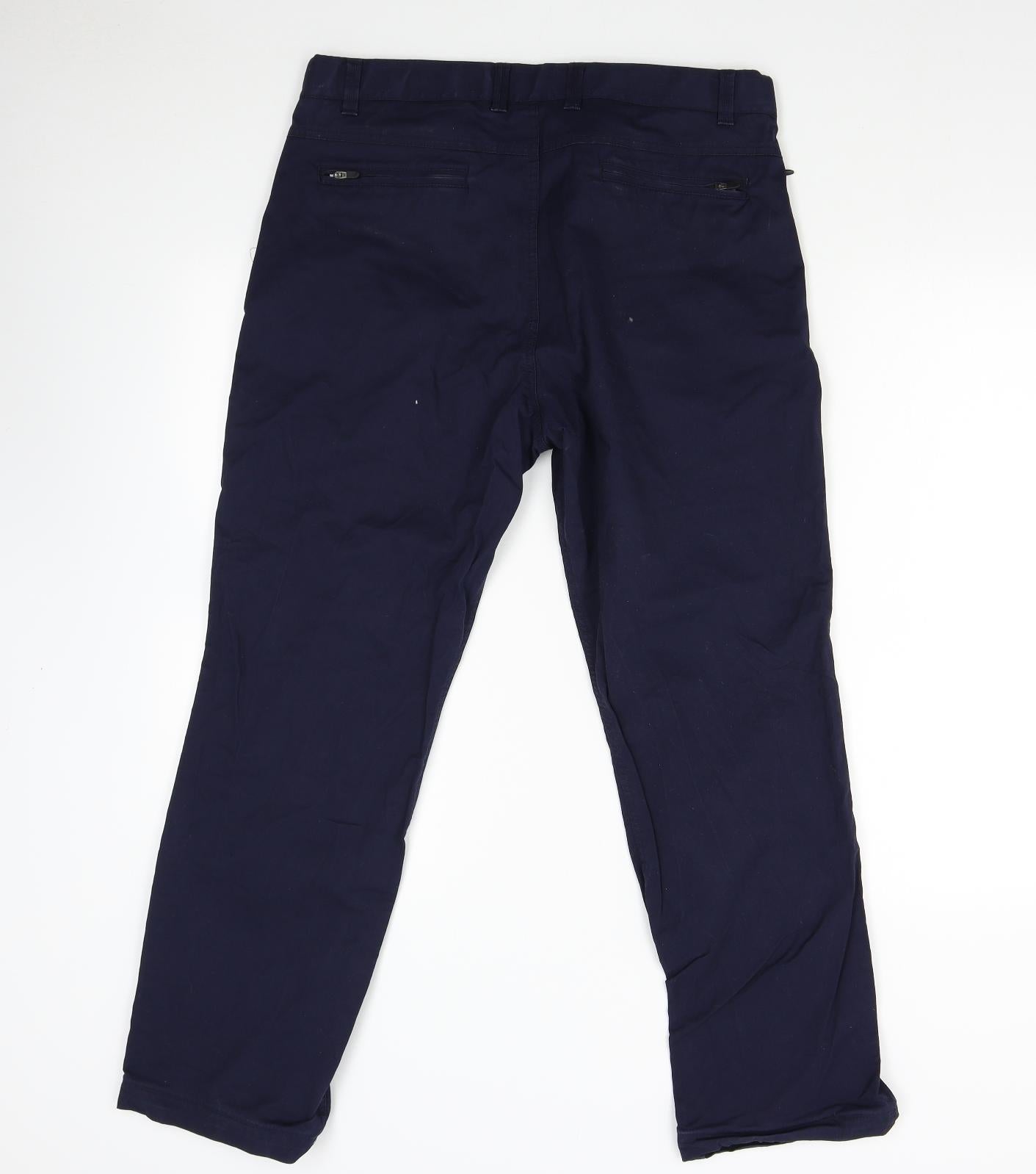 M&S Mens Blue   Trousers  Size 36 L29 in