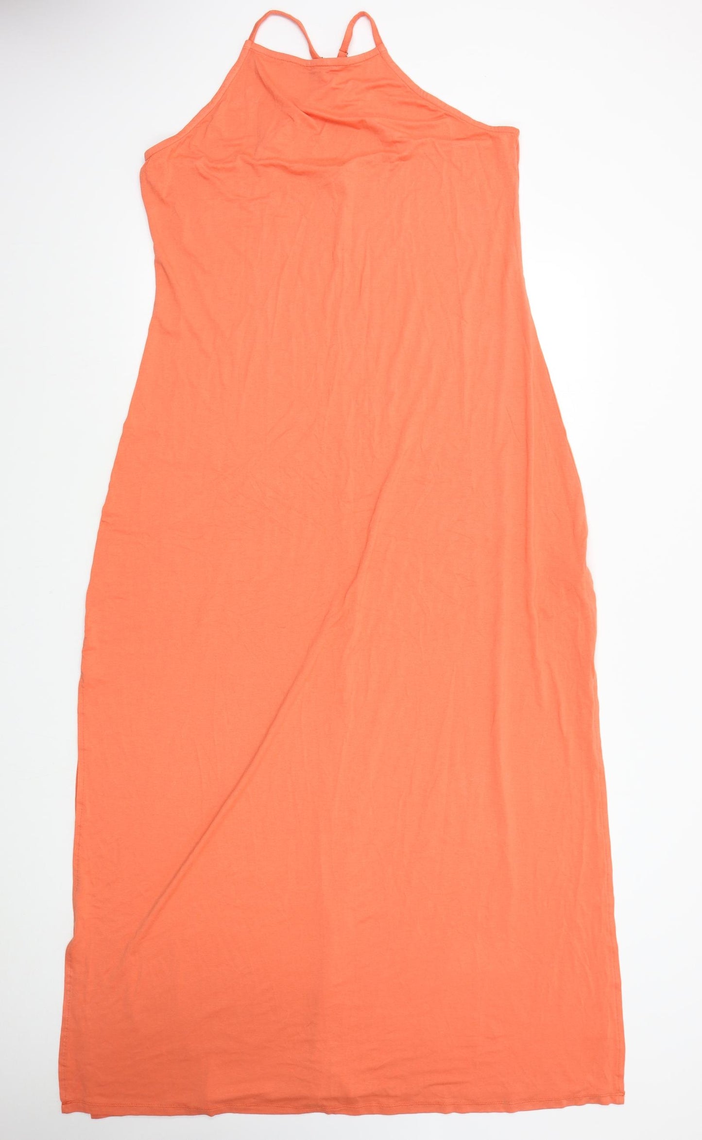 FOREVER 21 Womens Orange   Maxi  Size 22