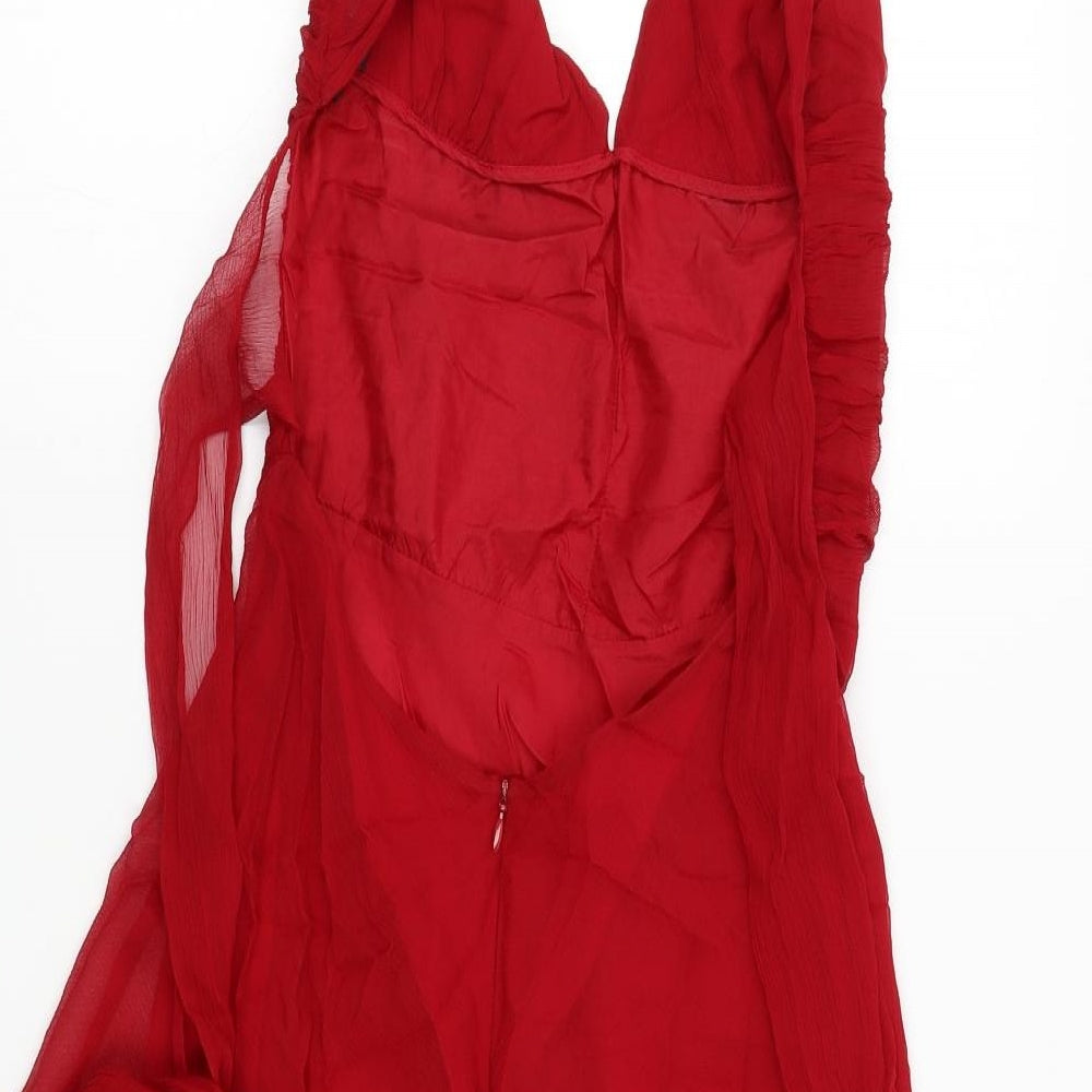 Warehouse Womens Red   A-Line  Size 10