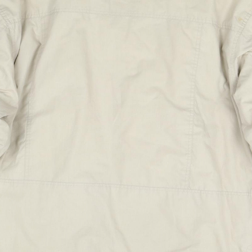 West Lake Mens Beige   Overcoat Coat Size M