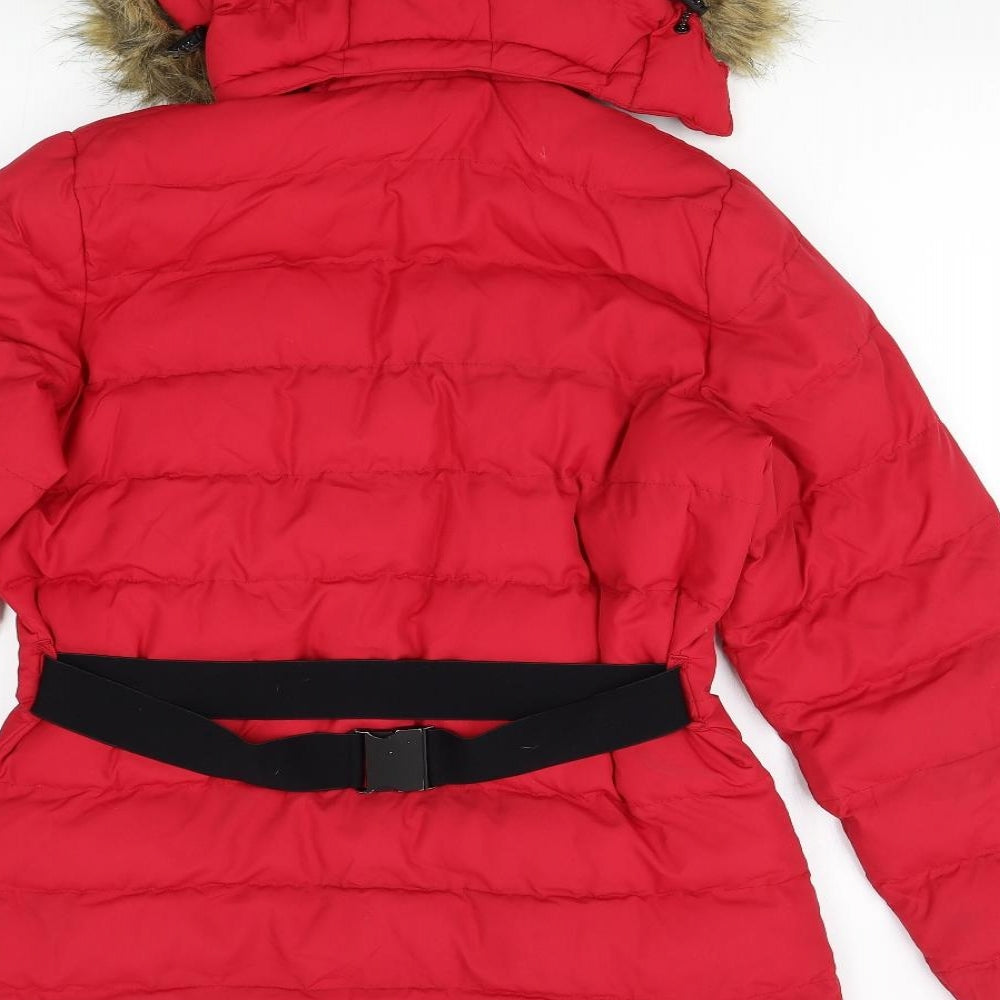 TOG 24 Womens Red   Puffer Jacket Coat Size 12