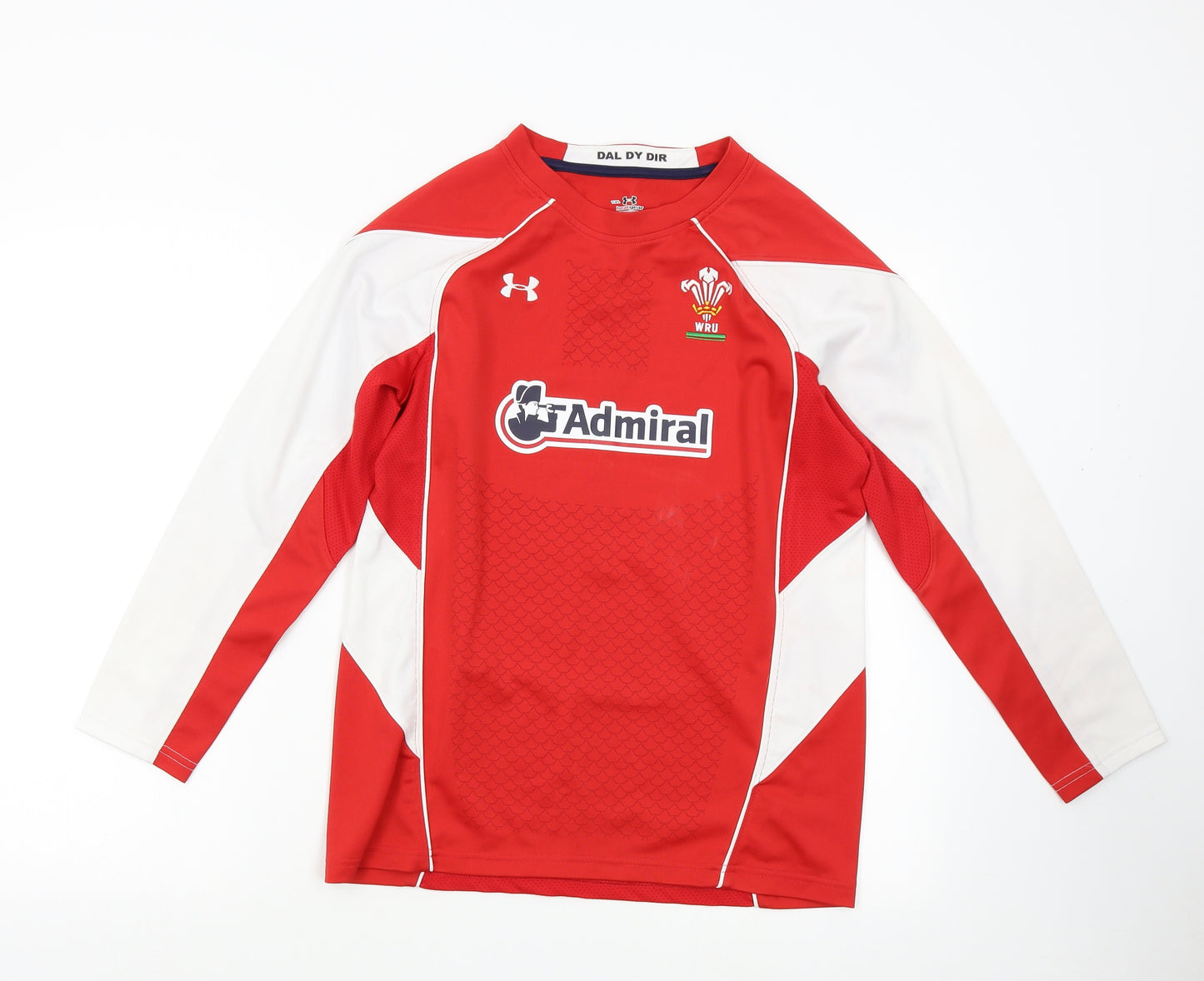 Under armour Boys Red   Basic T-Shirt Size XL  - Welsh Rugby