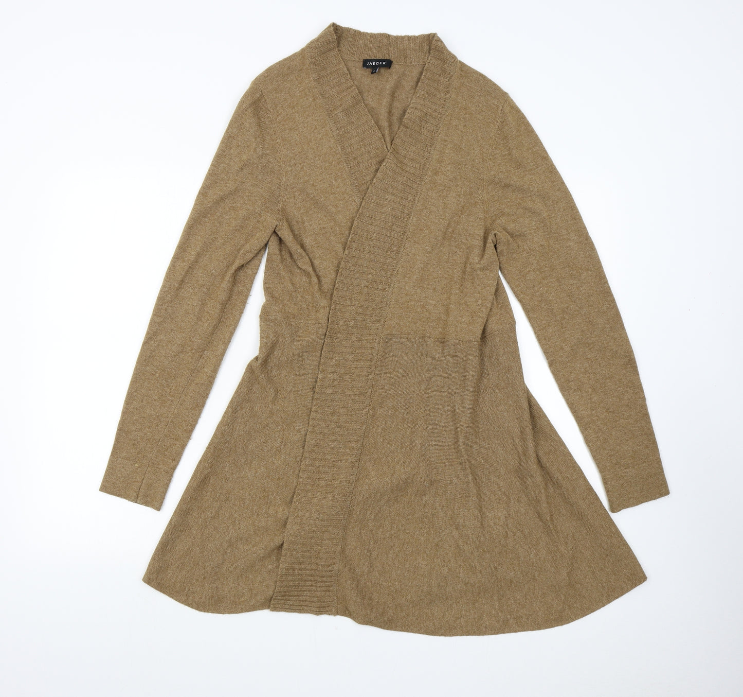 Jaeger Womens Brown  Knit Cardigan Jumper Size M