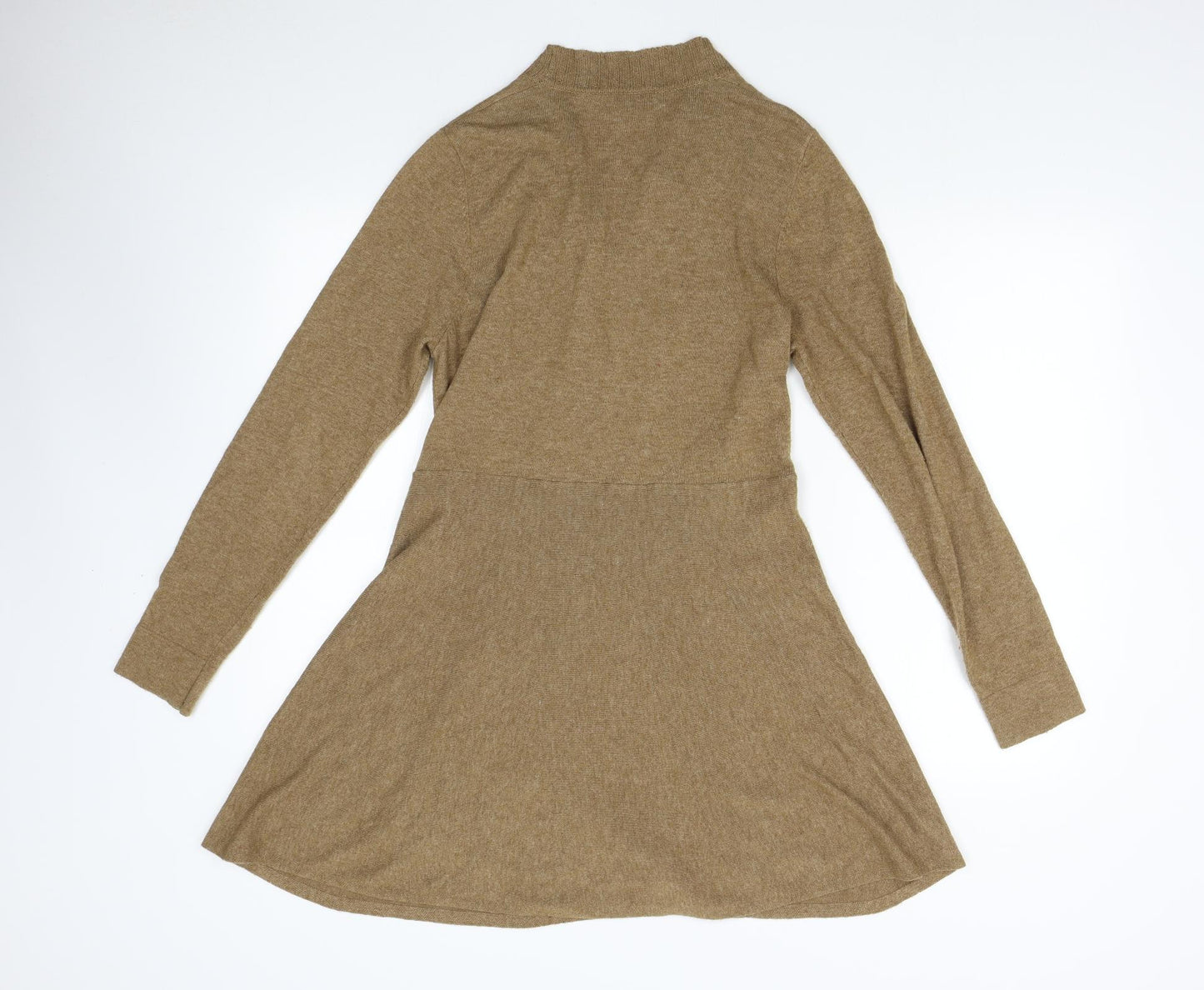 Jaeger Womens Brown  Knit Cardigan Jumper Size M