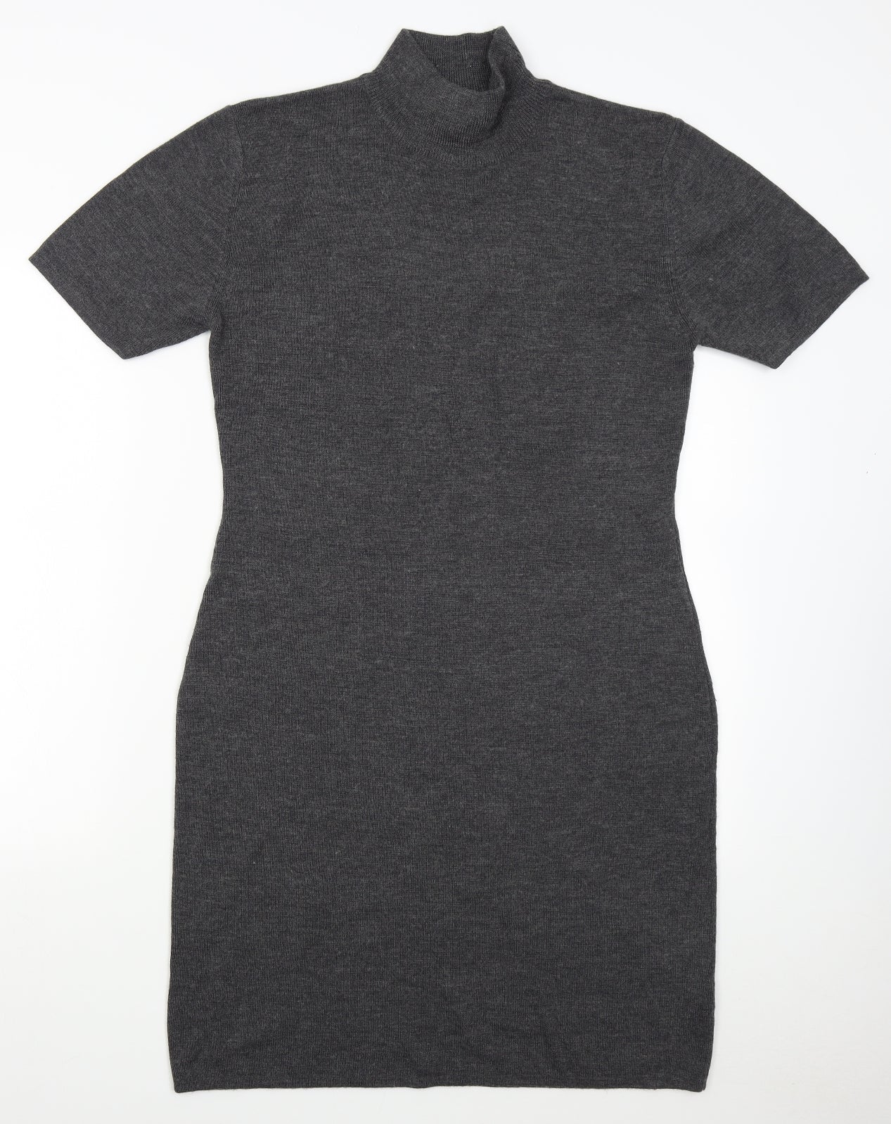 Tesco Womens Grey  Knit Jumper Dress  Size 16