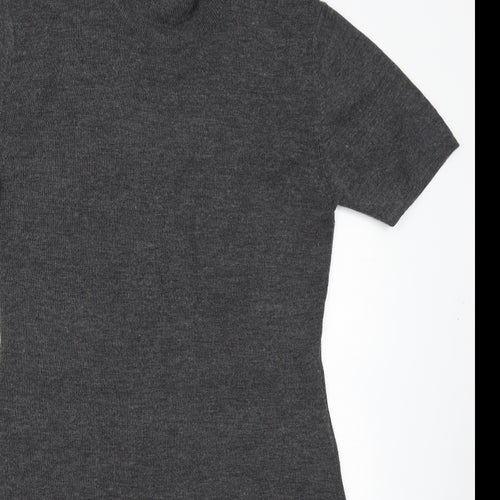 Tesco Womens Grey  Knit Jumper Dress  Size 16