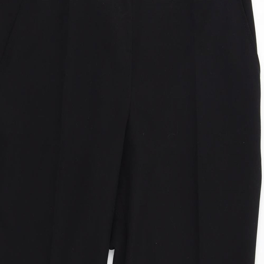 South Womens Black   Trousers  Size 16 L28 in