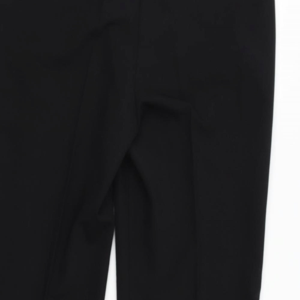 South Womens Black   Trousers  Size 16 L28 in