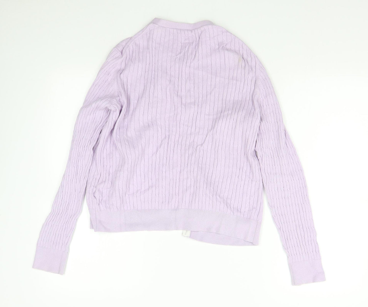 Jack Wills Womens Purple   Cardigan Jumper Size 14