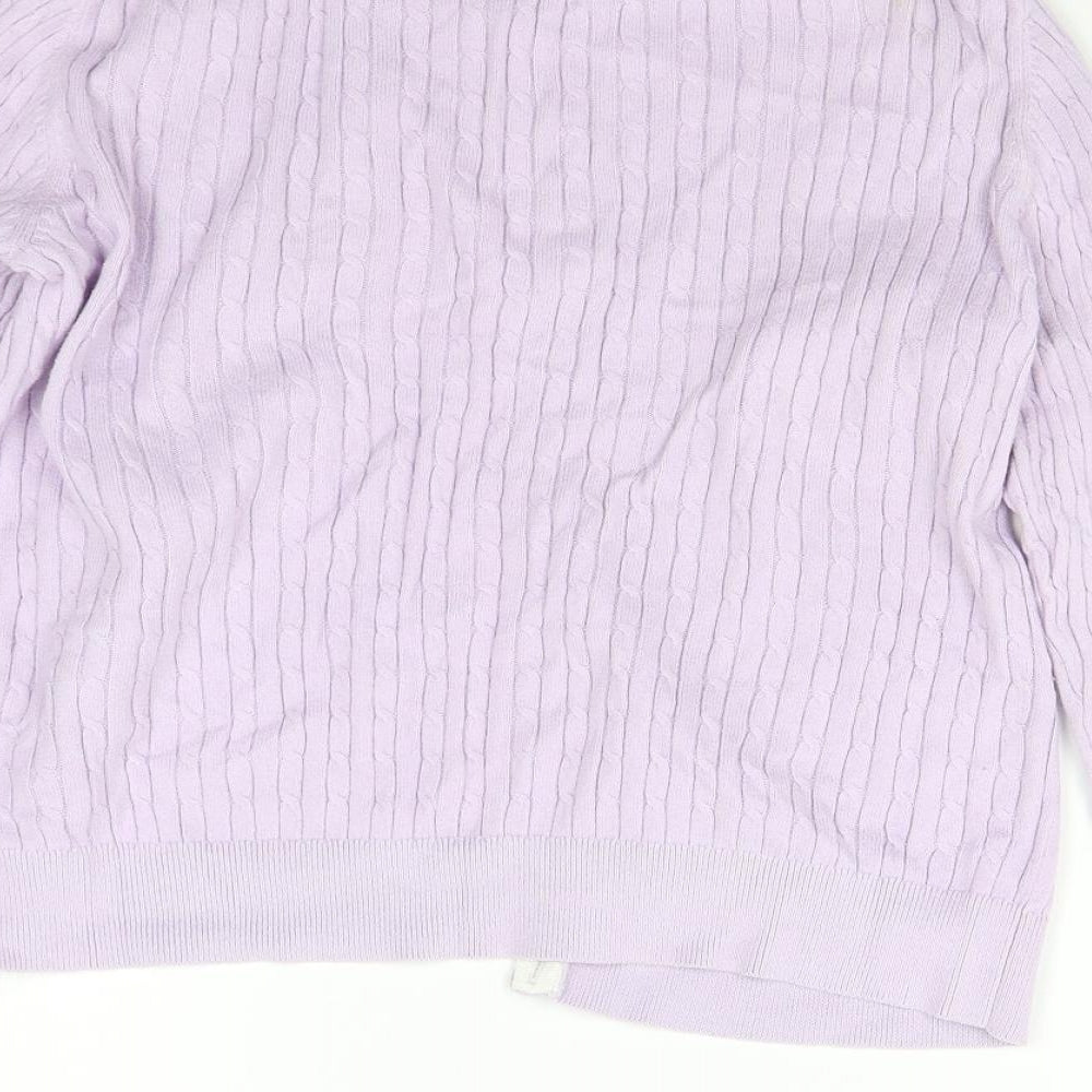 Jack Wills Womens Purple   Cardigan Jumper Size 14